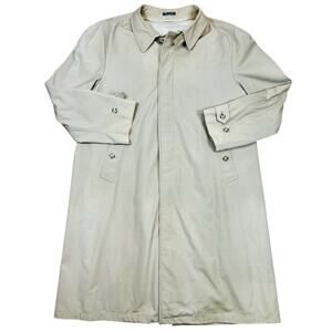 Vintage 90’s Towncraft Trench Coat Men’s L 48 Beige Removable Liner Classic